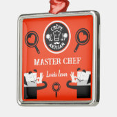 Pancake Koch Master Ornament Aus Metall (Links)