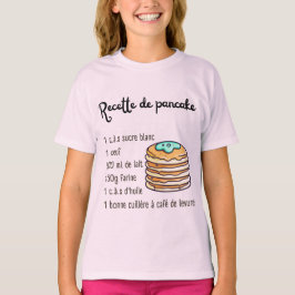 Pancake Konditorei Rezept Kinder Teens Backen T -  T-Shirt