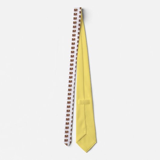 Pancake Kurz Stack Flapjack Syrup Butter Feinschme Krawatte (Rückseite)