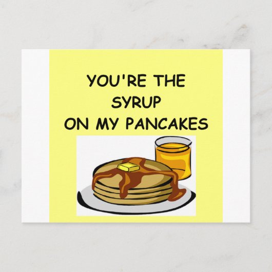 PANCAKE Liebhaber Postkarte (Vorderseite)