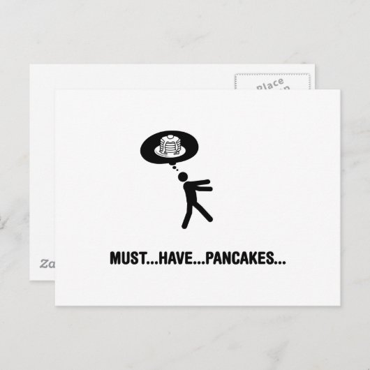 Pancake Lover Postkarte (Vorne/Hinten)
