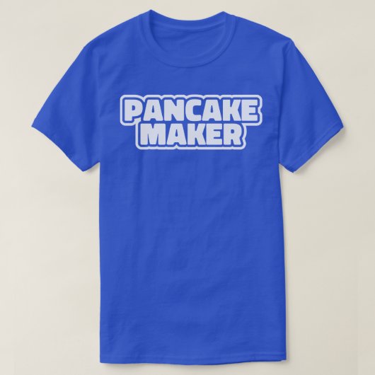 Pancake Maker Baker Baking T-Shirt (Design vorne)