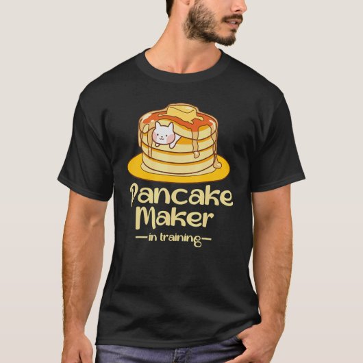 Pancake Maker Dad Pancake Flapjack Breakfast T-Shirt (Vorderseite)