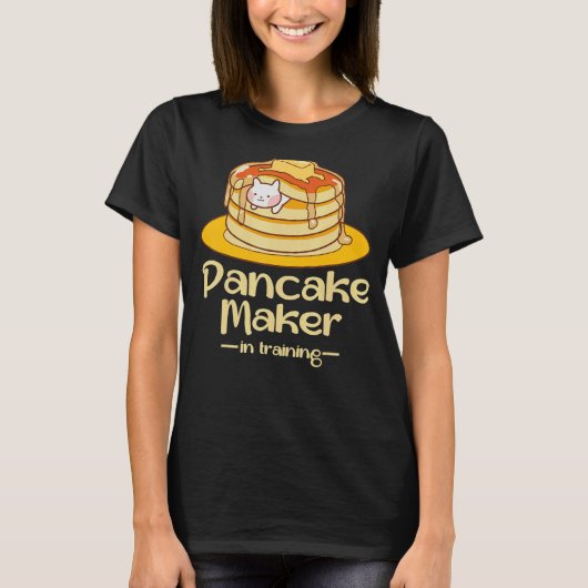 Pancake Maker Vater Pancake Flapjack Frühstück T-Shirt (Vorderseite)