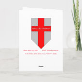 "Pancake Man" Danke Karte (Rückseite)