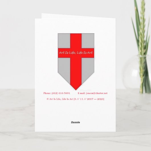 "Pancake Man" Danke Karte (Rückseite)