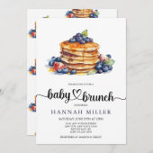 Pancake | Niedliche Einladungen für Babyduschen (Vorne/Hinten)