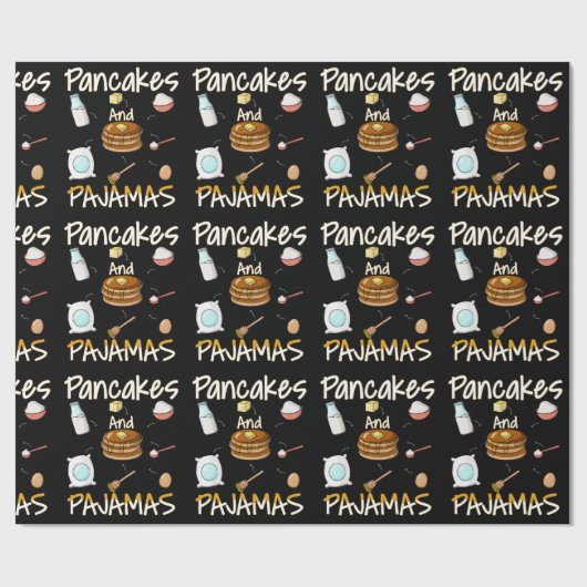 Pancake Pajama Geschenk Geschenkpapier (Flach)