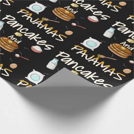 Pancake Pajama Geschenk Geschenkpapier (Ecke)