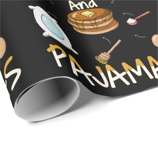 Pancake Pajama Geschenk Geschenkpapier (Rolleneckpunkt)
