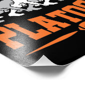 Pancake Platoon Football Offensive Line Lineman Fotodruck (Ecke)