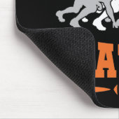 Pancake Platoon Football Offensive Line Lineman Mousepad (Ecke)