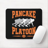 Pancake Platoon Football Offensive Line Lineman Mousepad (Mit Mouse)