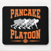 Pancake Platoon Football Offensive Line Lineman Mousepad (Vorne)