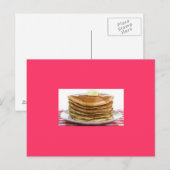 Pancake Postcard Postkarte (Vorne/Hinten)