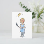 Pancake Postkarte (Stehend Vorderseite)