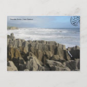 Pancake Rocks (Neuseeland) Postkarte (Vorderseite)