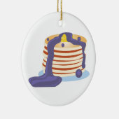 Pancake Stack Keramik Ornament (Rechts)