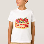 Pancake Strawberry T-Shirt (Vorderseite)