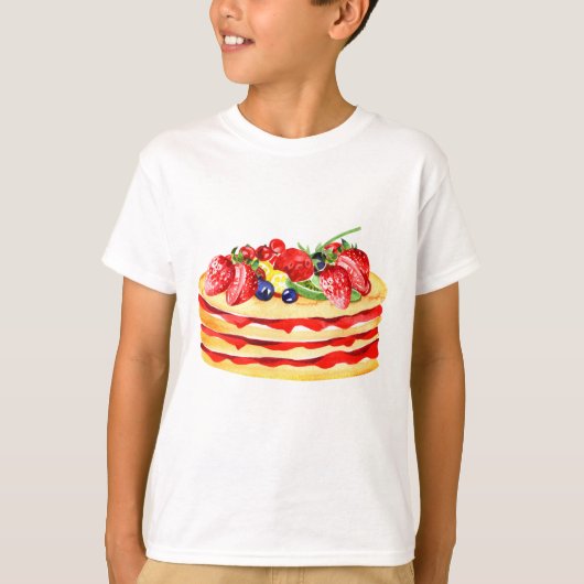 Pancake Strawberry T-Shirt (Vorderseite)