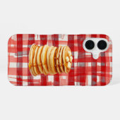 Pancake Tower Red Checkered Phone Case iPhone 16 Hülle (Rückseite (Horizontal))