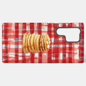 Pancake Tower Red Checkered Phone Case Samsung Galaxy Hülle (Rückseite (Horizontal))