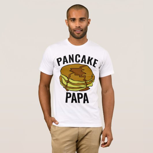 PANCAKE VATER PAPA T - SHIRT (Vorne ganz)
