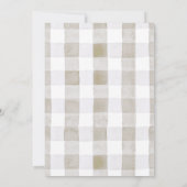 Pancake Watercolor Gender-Neutral Baby Brunch Einladung (Rückseite)