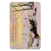 "Pancake Week" art custom text magnet (Vertikal)