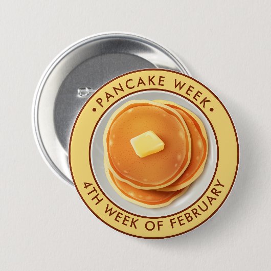Pancake Week Button (Vorne & Hinten)
