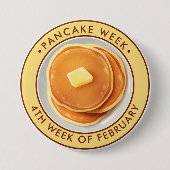 Pancake Week Button (Vorderseite)