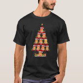 Pancake  Xmas Holiday Santa Pancake Christmas Tree T-Shirt (Vorderseite)