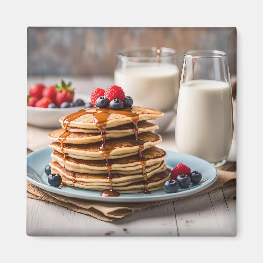 Pancakes and Milk Magnet (Vorne)