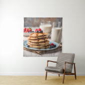 Pancakes and Milk Wandteppich (Beispiel)