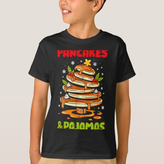 Pancakes And Pajamas Christmas Pancake Men Women K T-Shirt (Vorderseite)