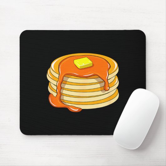 Pancakes And Syrup Mousepad (Mit Mouse)