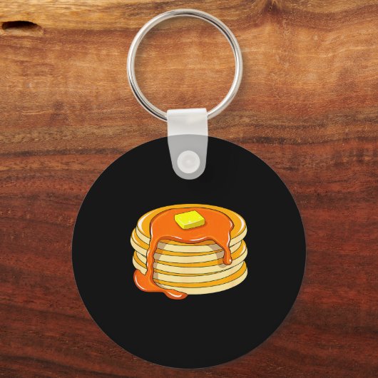 Pancakes And Syrup Schlüsselanhänger (Vorderseite)