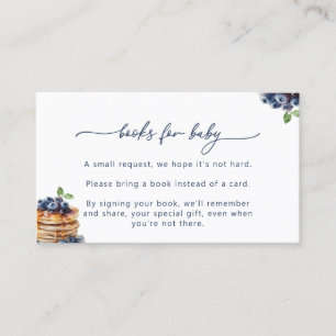 Pancakes Baby Brunch Babydusche Bücher Babykarte Visitenkarte