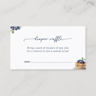 Pancakes Baby BrunchBaby Dusche Windelwaschkarte Visitenkarte