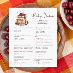 Pancakes Baby Dusche Kinderspiel