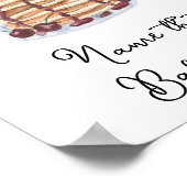 Pancakes Baby Dusche Name dieses Baby-Food-Spiel Poster (Ecke)