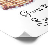 Pancakes Baby Dusche Raten Sie das süße Chaos Poster (Ecke)