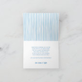 Pancakes Breakfast Boy Baby Shower Dankeskarte (Innenseite)