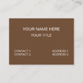 Pancakes Breakfast Food Restaurant Visitenkarte (Rückseite)