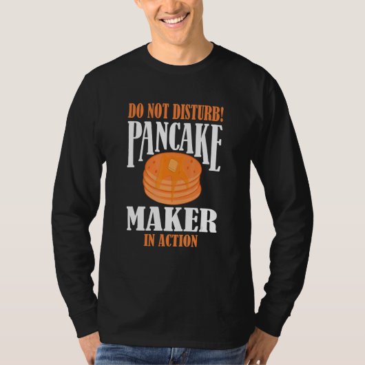 Pancakes Brunch Breakfast Pancake Maker T-Shirt (Vorderseite)