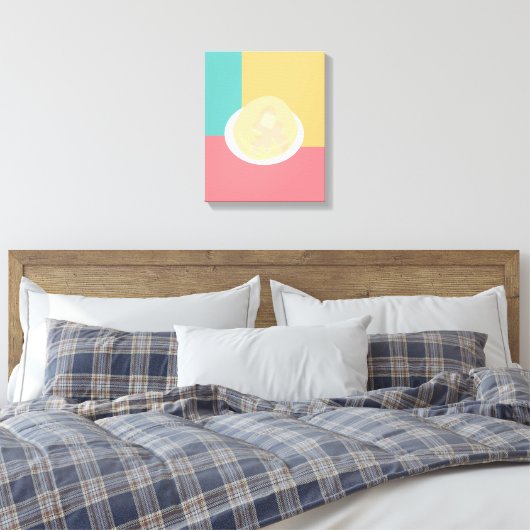 Pancakes Colorado Pop Art Style Leinwanddruck (Insitu (Schlafzimmer))