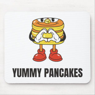 Pancakes Food Kawaii Face Mousepad