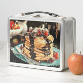 Pancakes für die Mittagspause Metall Brotdose (Beispiel)