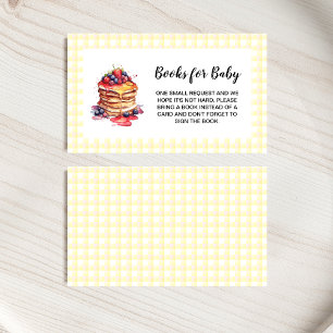 Pancakes Gingham Kariert Books for Baby Begleitkarte