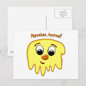 Pancakes, jedermann postkarte (Vorne/Hinten)